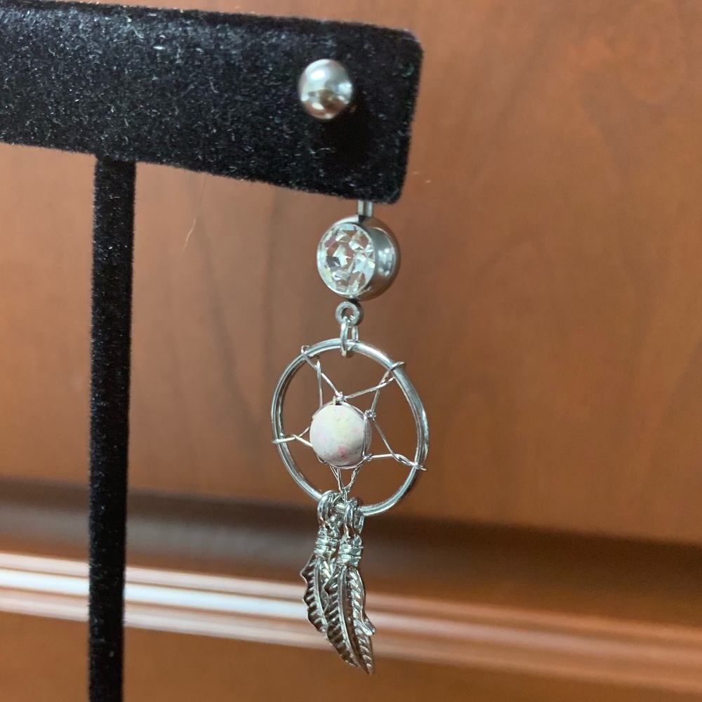 Dream Catcher Navel Dangle Belly Button Jewelry